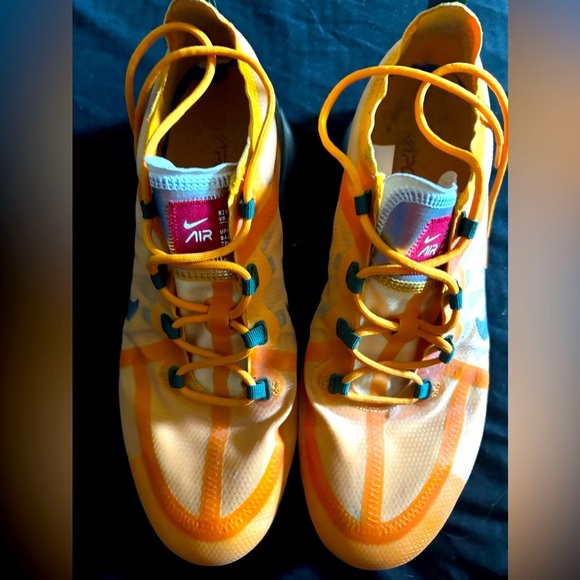 New Men’s Nike Air VaporMax 2019 Canyon Gold/Green Size 11.5 - Picture 3 of 6